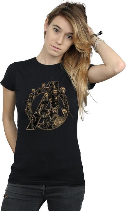 Immagine prodotto Avengers Infinity War Maglietta boyfriend con logo (XL)