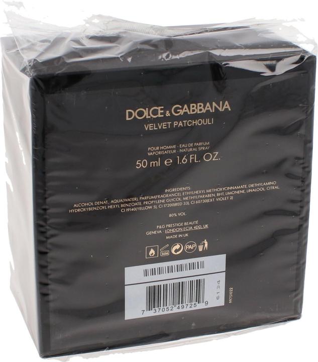 Image du produit Dolce & Gabbana Velvet Private Collection Patchouli (Eau de parfum, 50 ml)