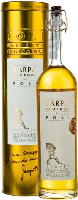 Actual product image Poli Grappa Sarpa Oro di (1 x 70 cl)