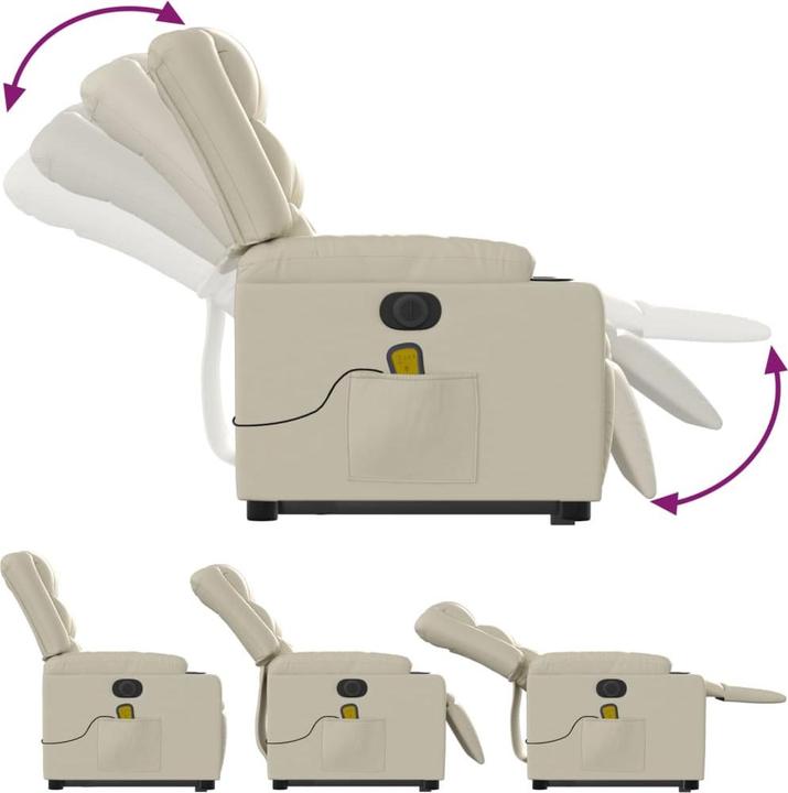 Image du produit vidaXL Massagesessel mit Aufstehhilfe