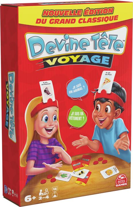 Image du produit Spin Master Devine-Tête Voyage (Français, 2 - 4 Joueur)