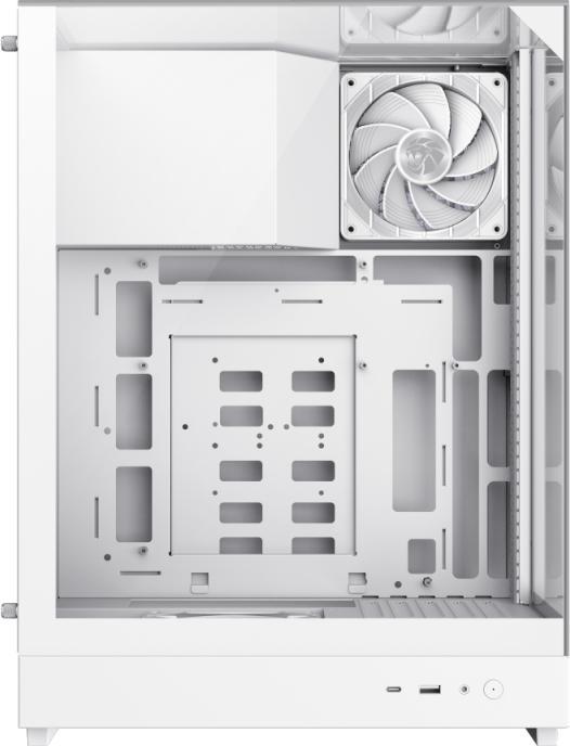 Immagine prodotto GameMax Boitier Mini Tour Micro ATX T20 ARGB avec panneaux vitrés (Blanc) (ITX, Mini-ATX)