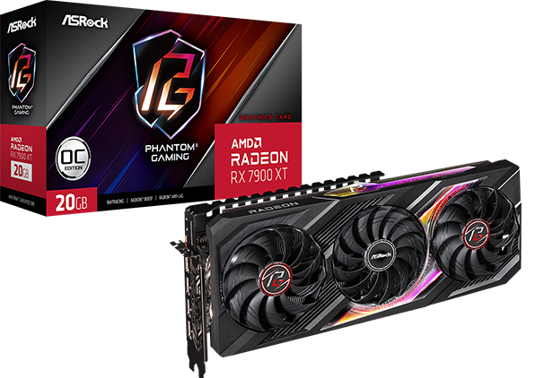 Actual product image AsRock AMD Radeon RX 7900 XT Phantom (20 GB)