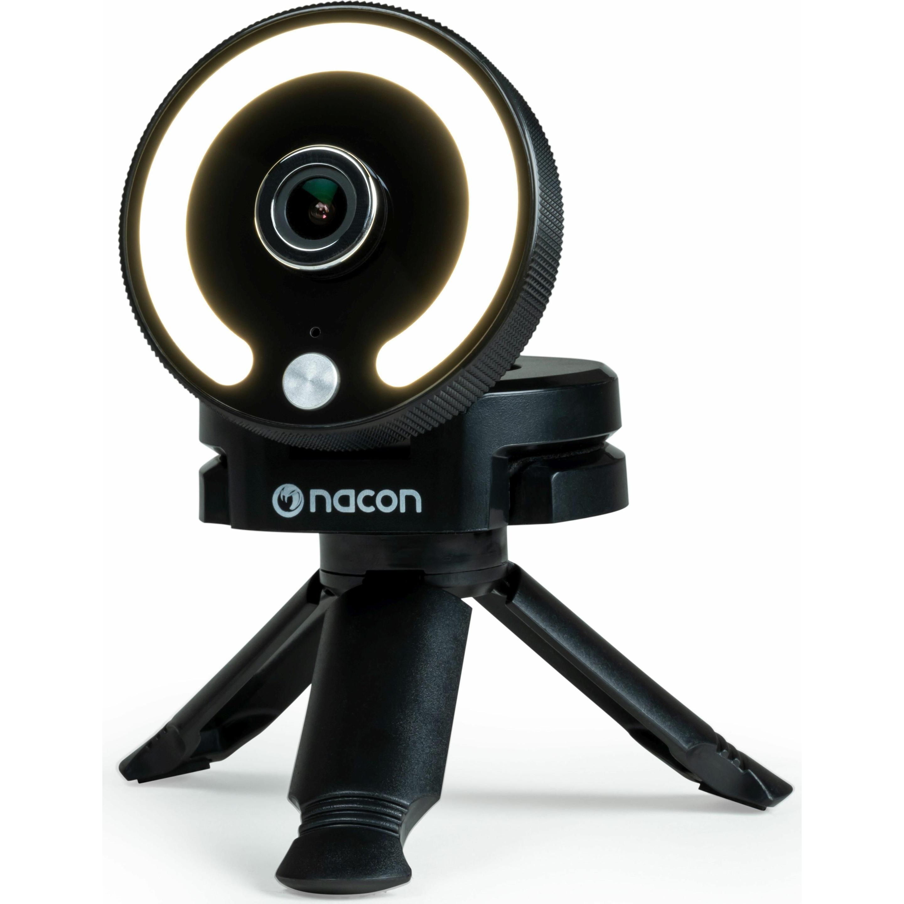 Nacon Gaming Webcam Full HD, Webcam, Schwarz