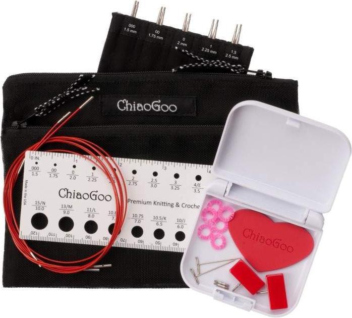 Produktbild ChiaoGoo Nadelset auswechselbare Nadelspitzen TWIST RED LACE