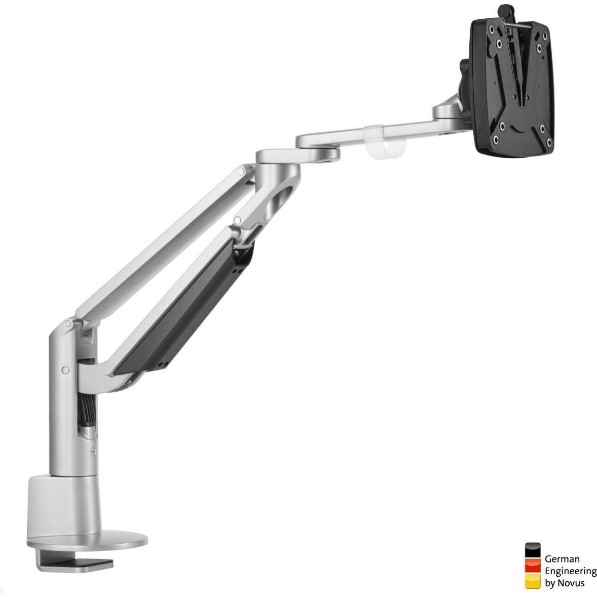 Novus Clu Plus C Monitor Tischhalterung bis 40 Zoll (991+3019+000), silber (Tisch, 40"), Monitor Halterung, Silber