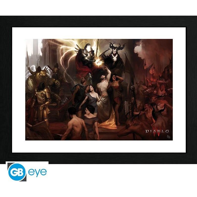 Abysse, Bilder, DIABLO - Framed print Diablo IV - Nephalems (30x40) (30 x 40 cm)