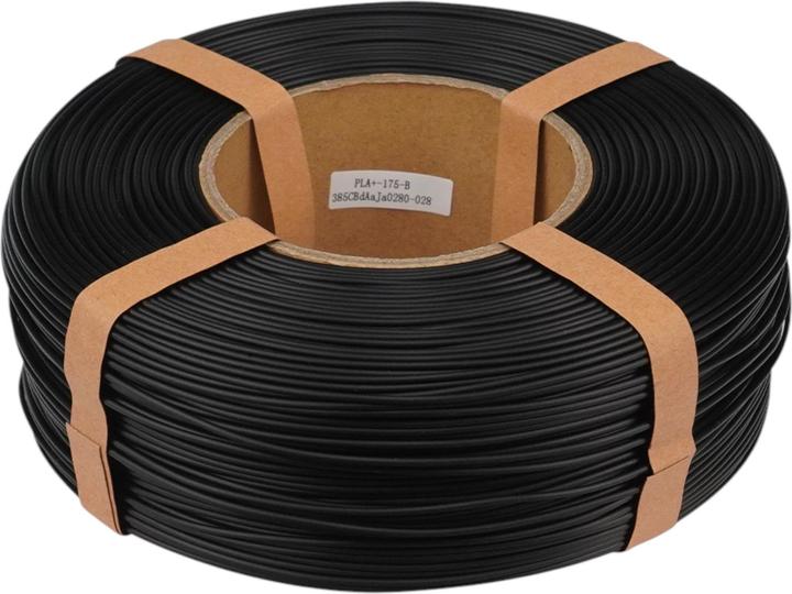 Actual product image eSUN PLA+ Schwarz Refill Filament 1.75mm 1Kg (PLA+, 1.75 mm, 1000 g)