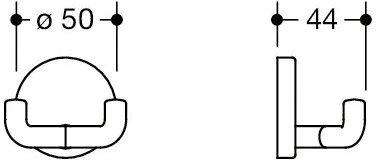 Actual product image Hewi Coat hook 477