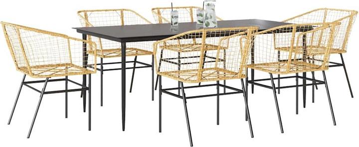 Produktbild vidaXL Garten Essgruppe (200 x 100 x 74 cm)