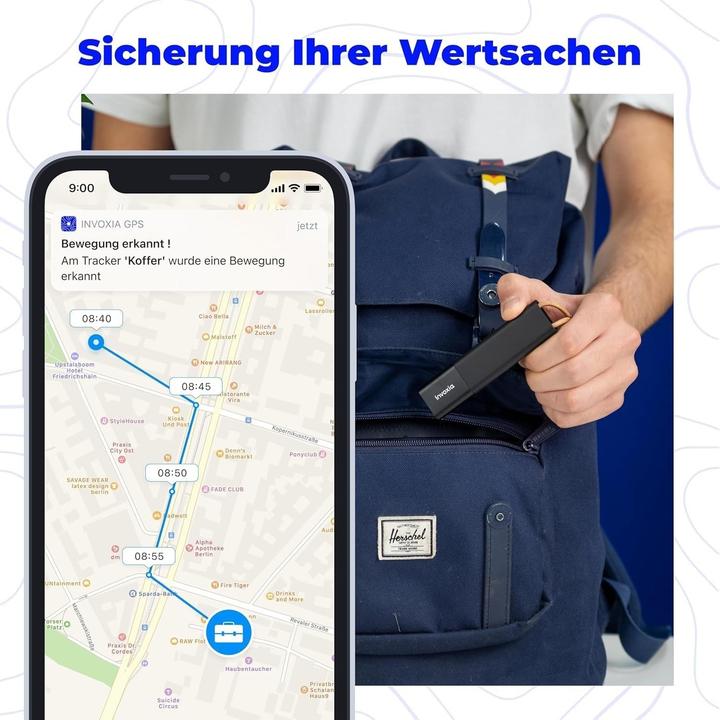 Produktbild Invoxia GPS Tracker (3-jähriges ABO enthalten) (Android, iOS)