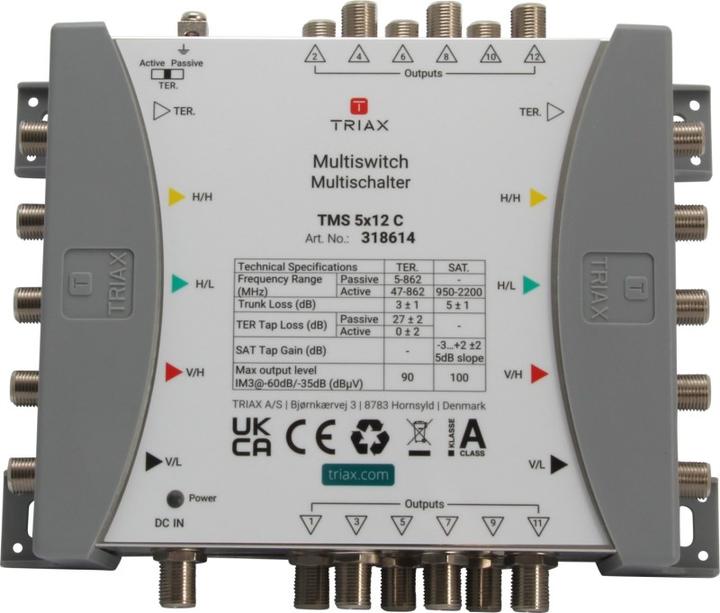 Actual product image Triax Cascade multi-switch TMS 5x12 C (Multi switch)