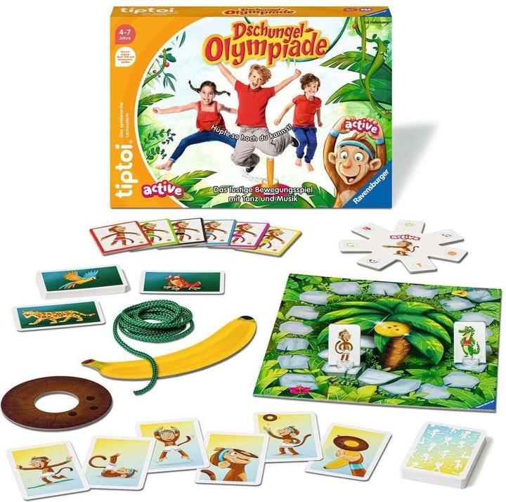 Produktbild tiptoi Dschungel-Olympiade (Deutsch, 4 - 7 Jahre)