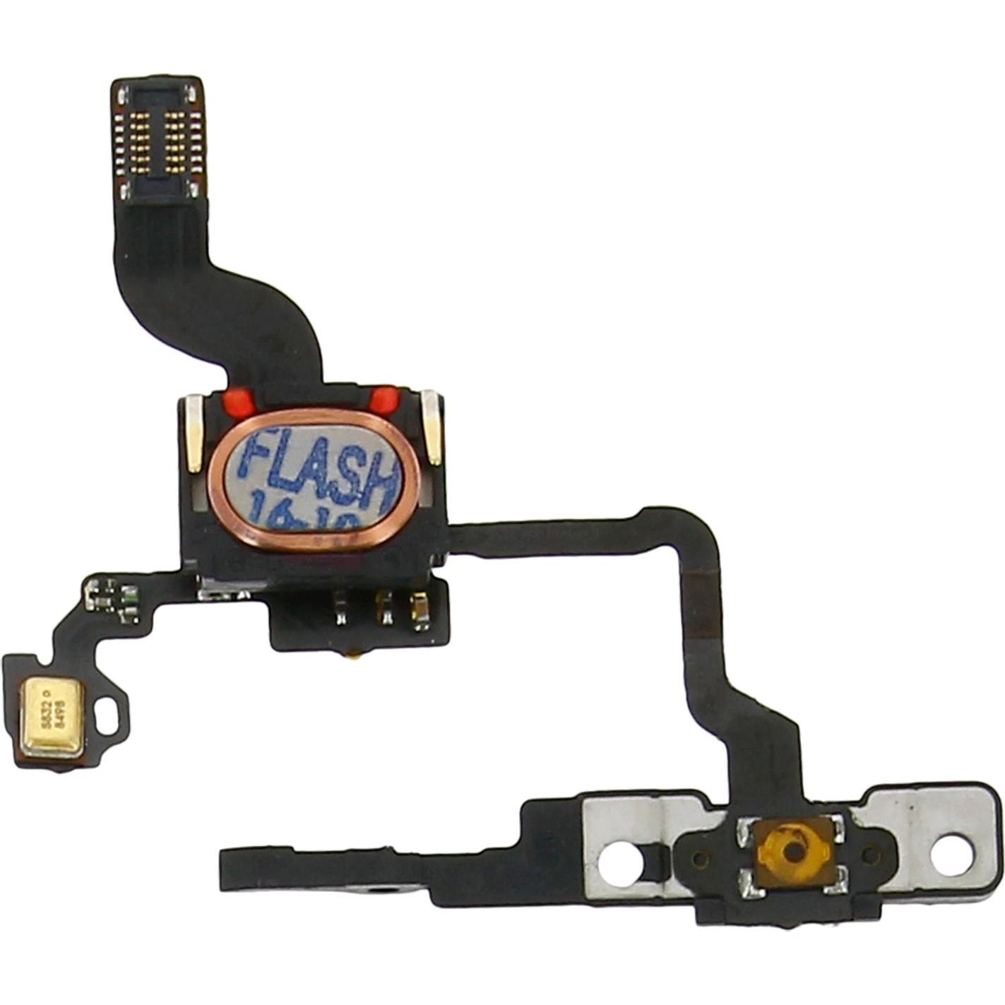 Avizar Powerbutton Flexkabel iPhone 4 (iPhone 4), Mobilgerät Ersatzteile, Schwarz