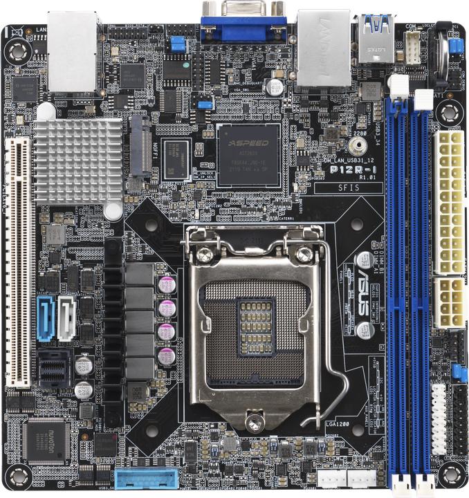 Actual product image ASUS Server P12R-I/A10 (LGA 1200, Intel C252, ATX)
