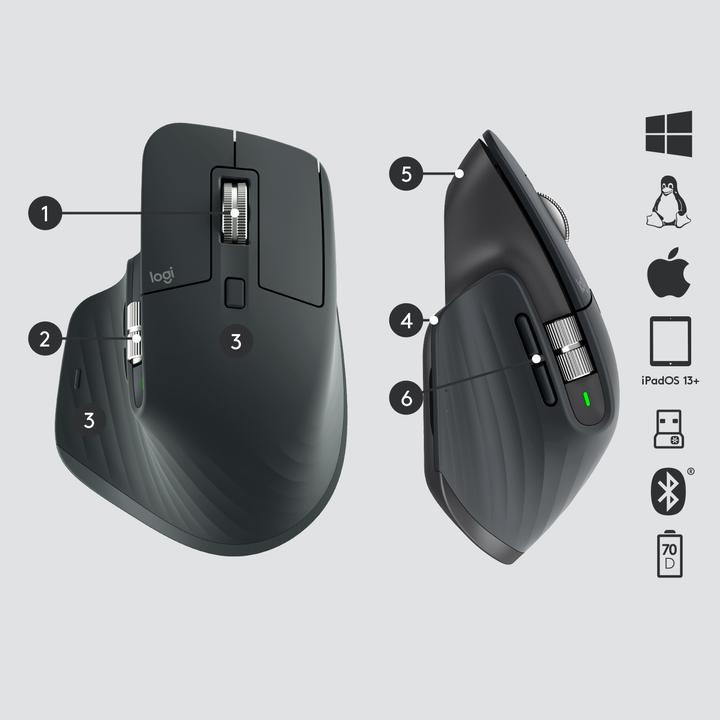 Produktbild Logitech MX Master 3 (Kabellos)