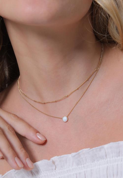 Produktbild Elli Choker Layer-Look mit Opal (Sterling Silber, 38 cm)