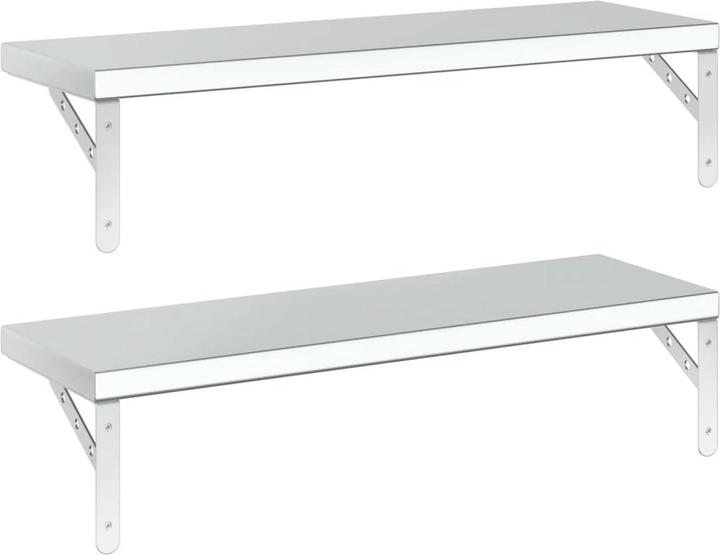 Produktbild vidaXL Wandregale 2 Stk. 75 x 23,5 cm Edel