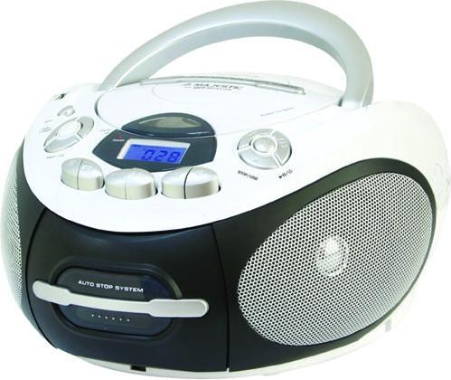 Produktbild Majestic Neu AH-2387R MP3 USB Personal CD Player Schwarz, Weiss