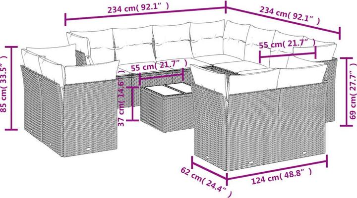 Produktbild vidaXL Maisie