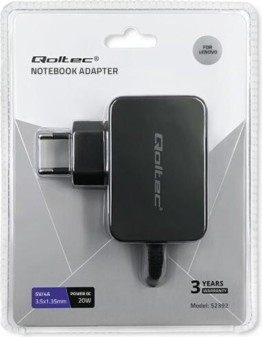 Produktbild Qoltec 52392 Power adapter for Lenovo