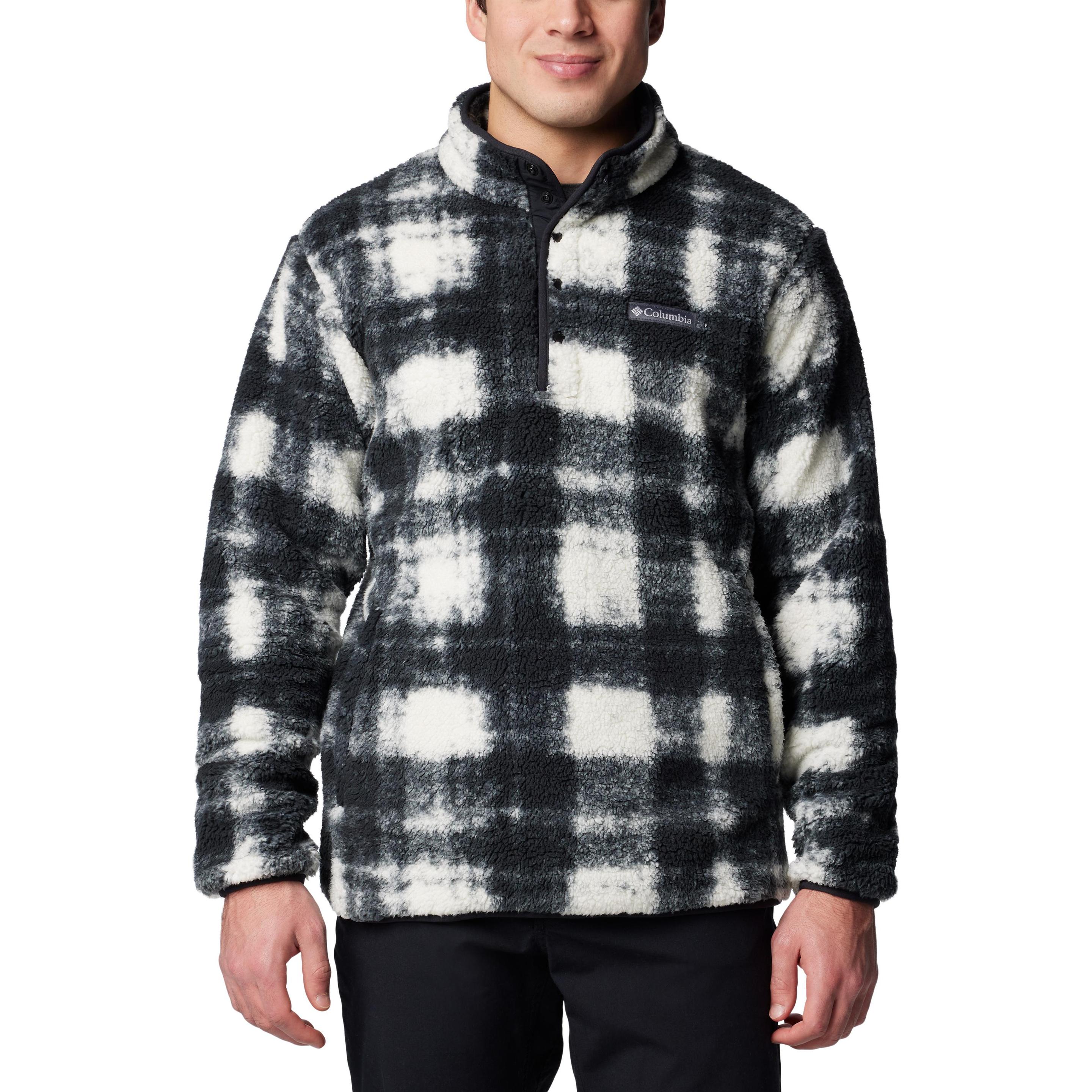 Columbia, Herren, Pullover, Rugged Ridge Half Snap Fleece, Weiss, (L)
