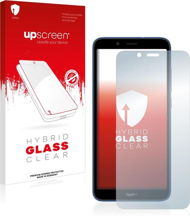 Produktbild upscreen Schutzglas Schutzfolie Displayschutz Display Schutz Glas Folie klar (1 Stück, Xiaomi Redmi 7A)