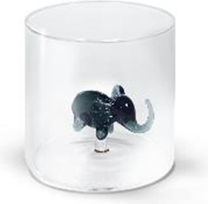 Easy Life Glas aus Borosilikat 250 ml Elefant (0.25 l)