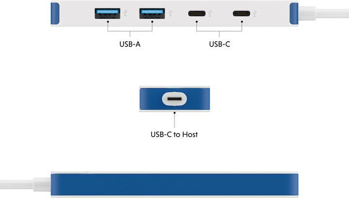 Produktbild Hyper HyperDrive Flex 4 Port USB-C (USB-C, 4 Ports)