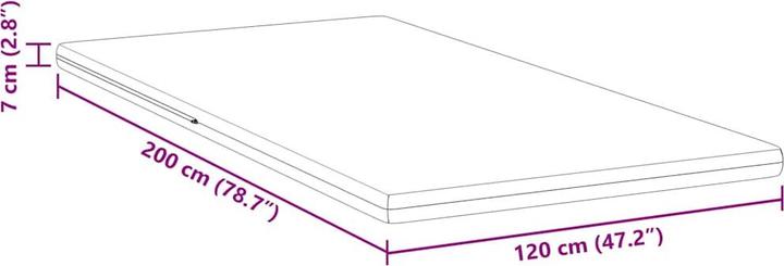 Produktbild vidaXL Schlafverstärker (120 x 200 cm)