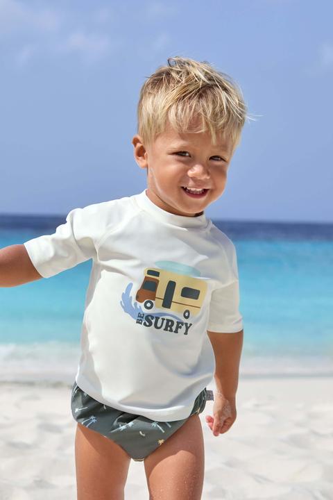 Produktbild Lässig Baby-Bademode Bade-Shirt LSF Short Sleeve Rashguard - Camper (80)