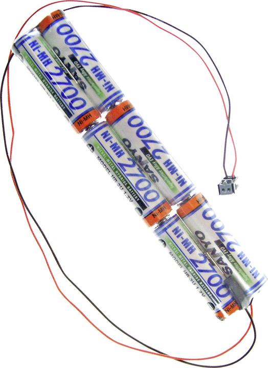 Actual product image Sanyo S-BATTERY HR-3U 2700MAH/7.2V MIGN.MPX (7.20 V, 2700 mAh)