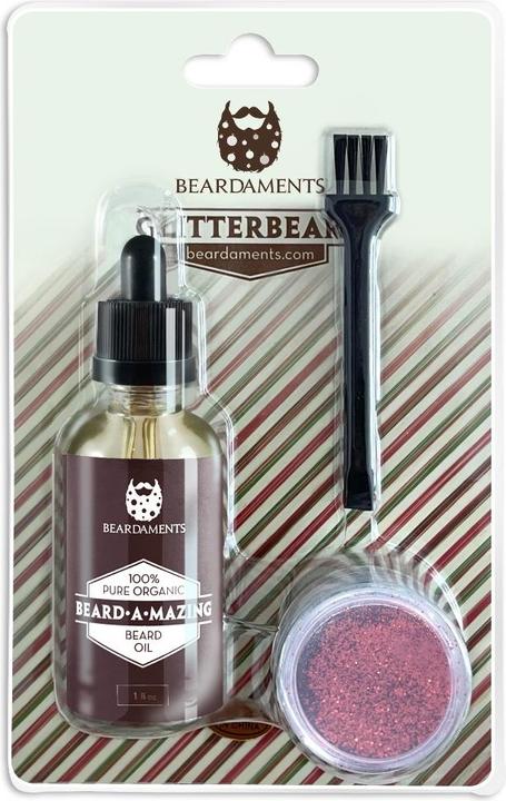 Image du produit Beardaments Glitter Beard Rouge (30 ml)