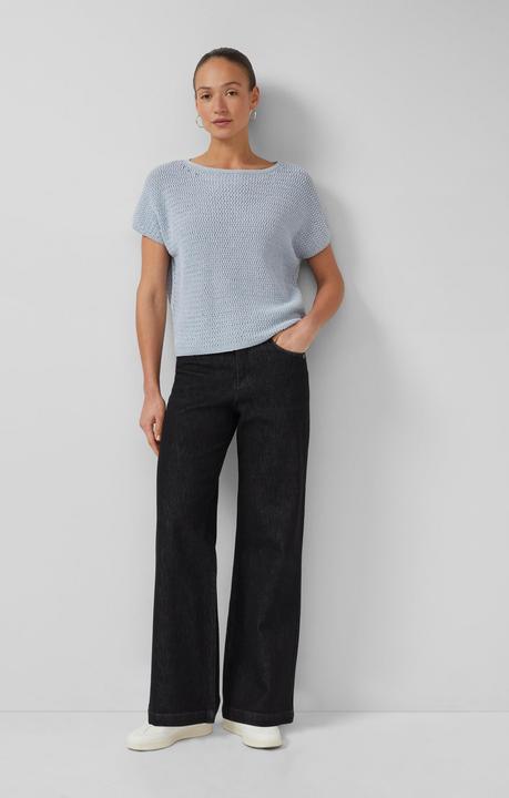 Produktbild s.Oliver Strickpullunder im Relaxed Fit mit U-Boot-Ausschnitt (M)