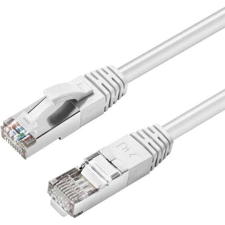 MicroConnect STP6015W 1.5m Cat6 F/UTP (FTP) Weiss Netzwerkkabel (F/UTP, CAT6, 1.50 m), Netzwerkkabel