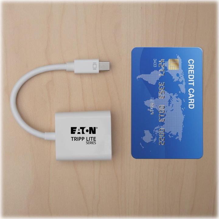 Produktbild Eaton Keyspan Mini DisplayPort to Active VGA Adapter Video Converter M/F White 6inch 15.24 (Mini DP, 15 cm)