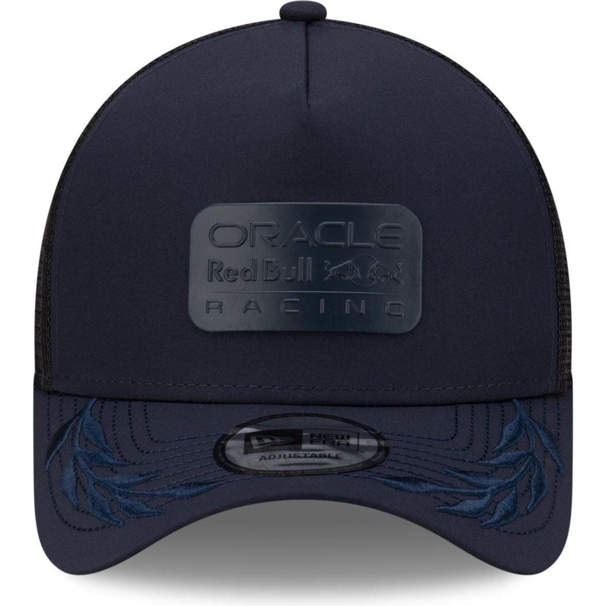 Thumbnail - New Era, Herren, Cap, A-Frame Trucker Cap - METAL BADGE Red Bull Racing, Blau