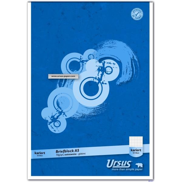 Actual product image Ursus Letter pad (A5, Checked)