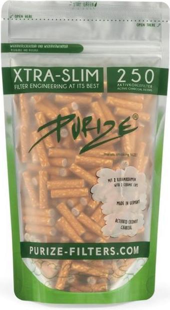 Produktbild Purize Xtra Slim Aktivkohlefilter SPY  (250Stk.)