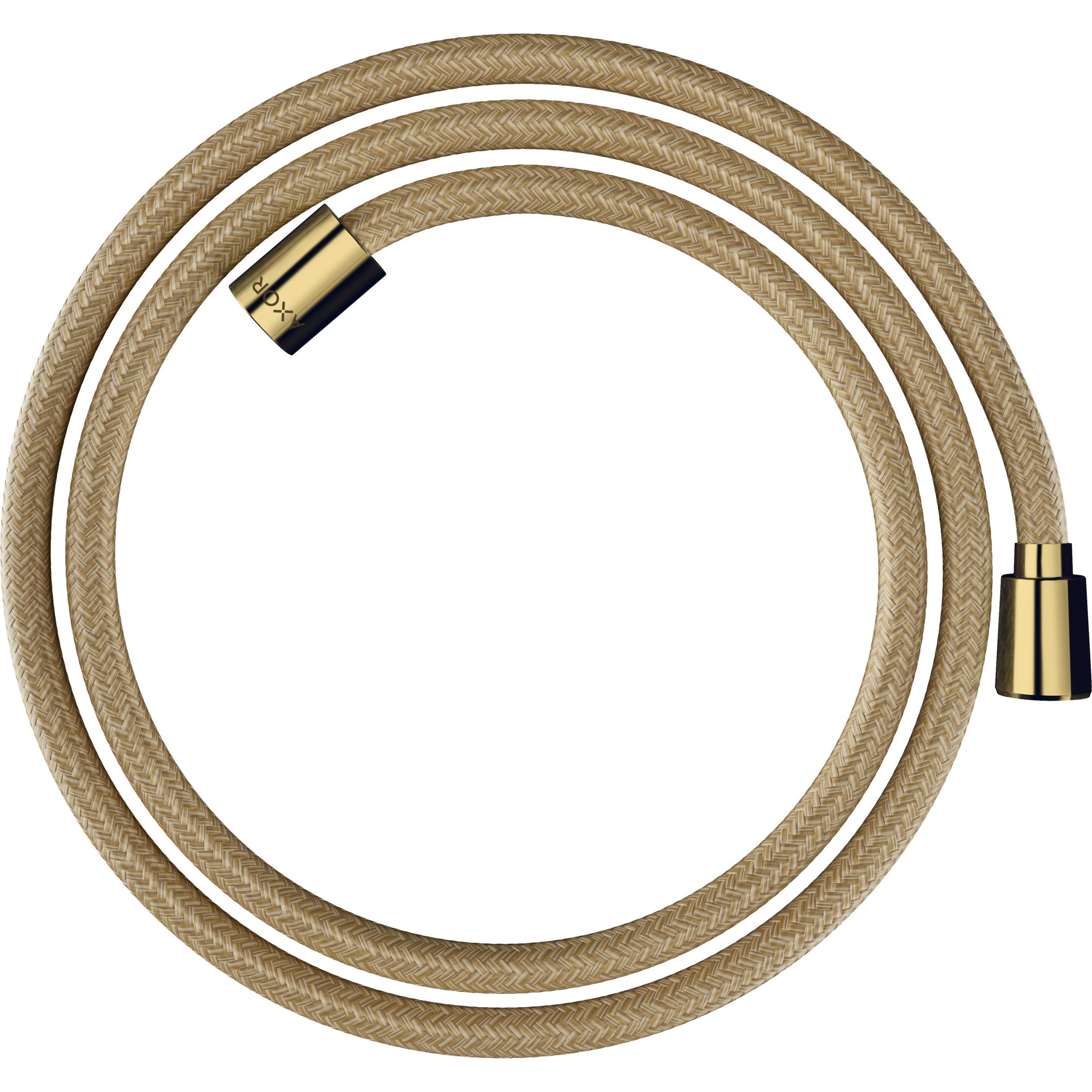 hansgrohe, Duschschlauch, AXOR ShowerSolutions Textilbrauseschlauch, 1600mm, konische und zylindrische Mutter, 28259 (16...