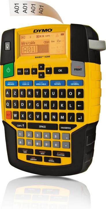Dymo Rhino 4200 Azerty 19mm PB1 FR/BE (180 dpi)