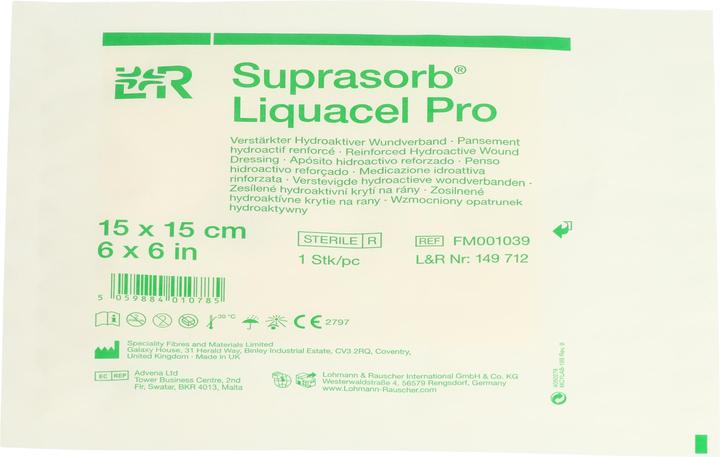 Energie-Label Lohmann & Rauscher SUPRASORB LIQU PRO 15X15CM (5 x)