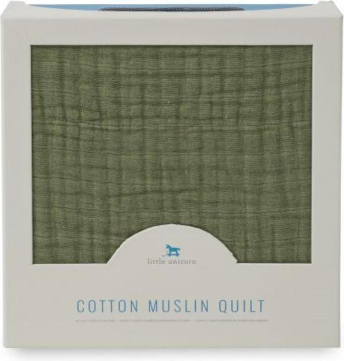 Immagine prodotto little unicorn Trapunta in mussola di cotone - Felce (120 x 120 cm)