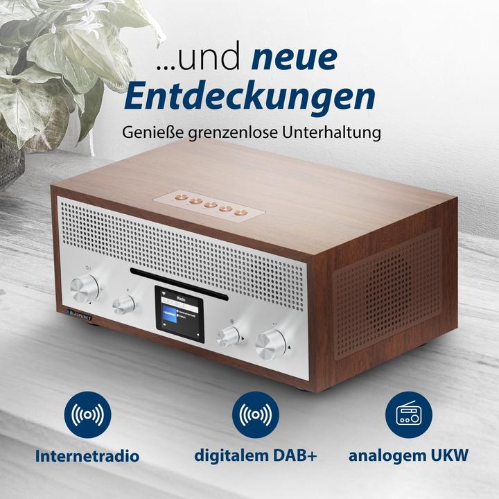 Produktbild Blaupunkt Nostalgie Internetradio mit CD | MILANO
