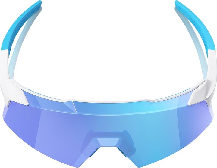 Image du produit 100% Aerocraft - Matte White - HiPER Blue Mirror Lens (Blanc mat, HiPer bleu)