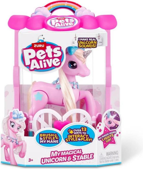 Actual product image Zuru Pets Alive Unicorn