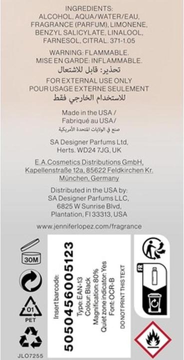 Produktbild Jennifer Lopez Jlove Körpernebel (240 ml, Body Mist)