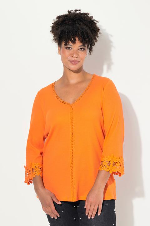 Image du produit Miamoda T-shirt ligne A à détails floraux et manches 3/4 (44)