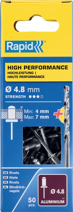 Actual product image Rapid Universal blind rivet Ø 4.8 x 10 mm