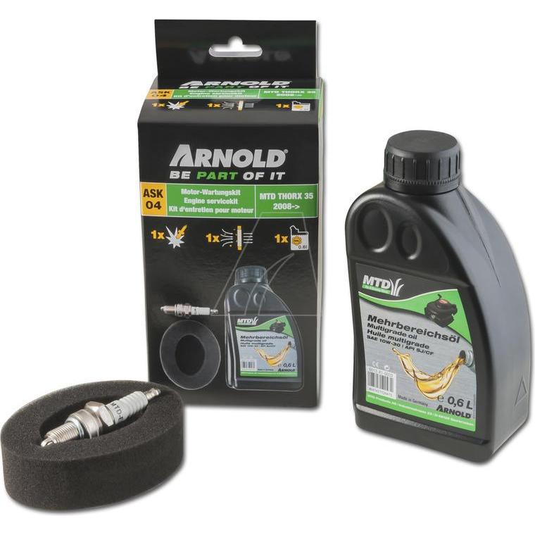 Arnold, Accessori per macchinari da giardino, Motor Wartungskit MTD ThorX 35, 123 ccm mit Primer (Ricambi per macchine da giardino)